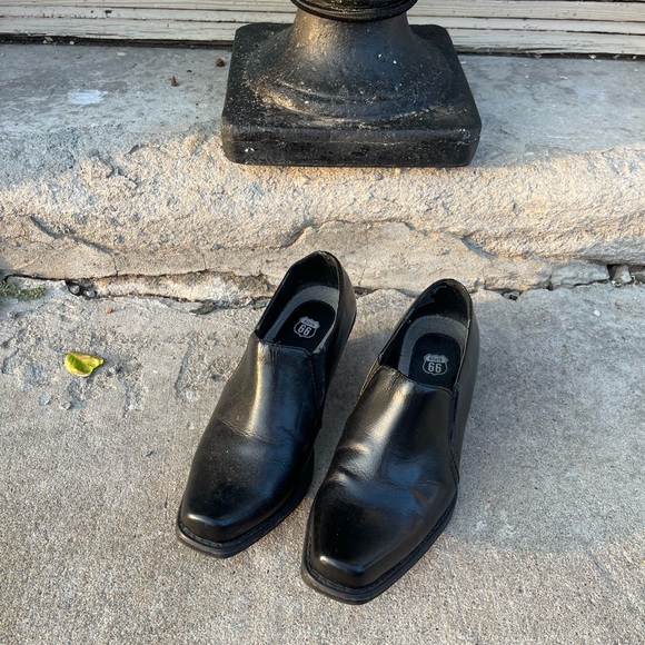 Black Route 66 Heeled Ankle boots - size 6.5 - Picture 2 of 7